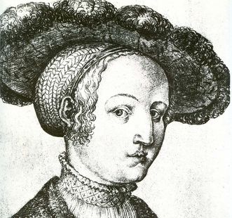 Portrait of Duchess Sabina von Bayern, circa 1530